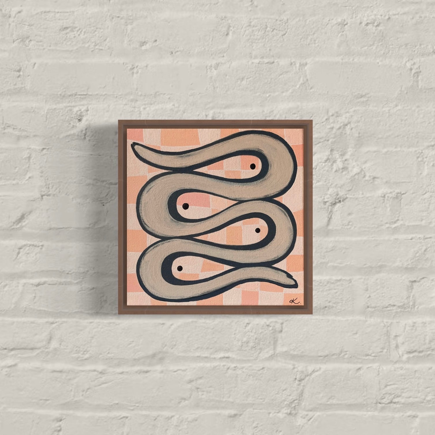 SLIPPERY SLOPE 1.3 Original Artwork