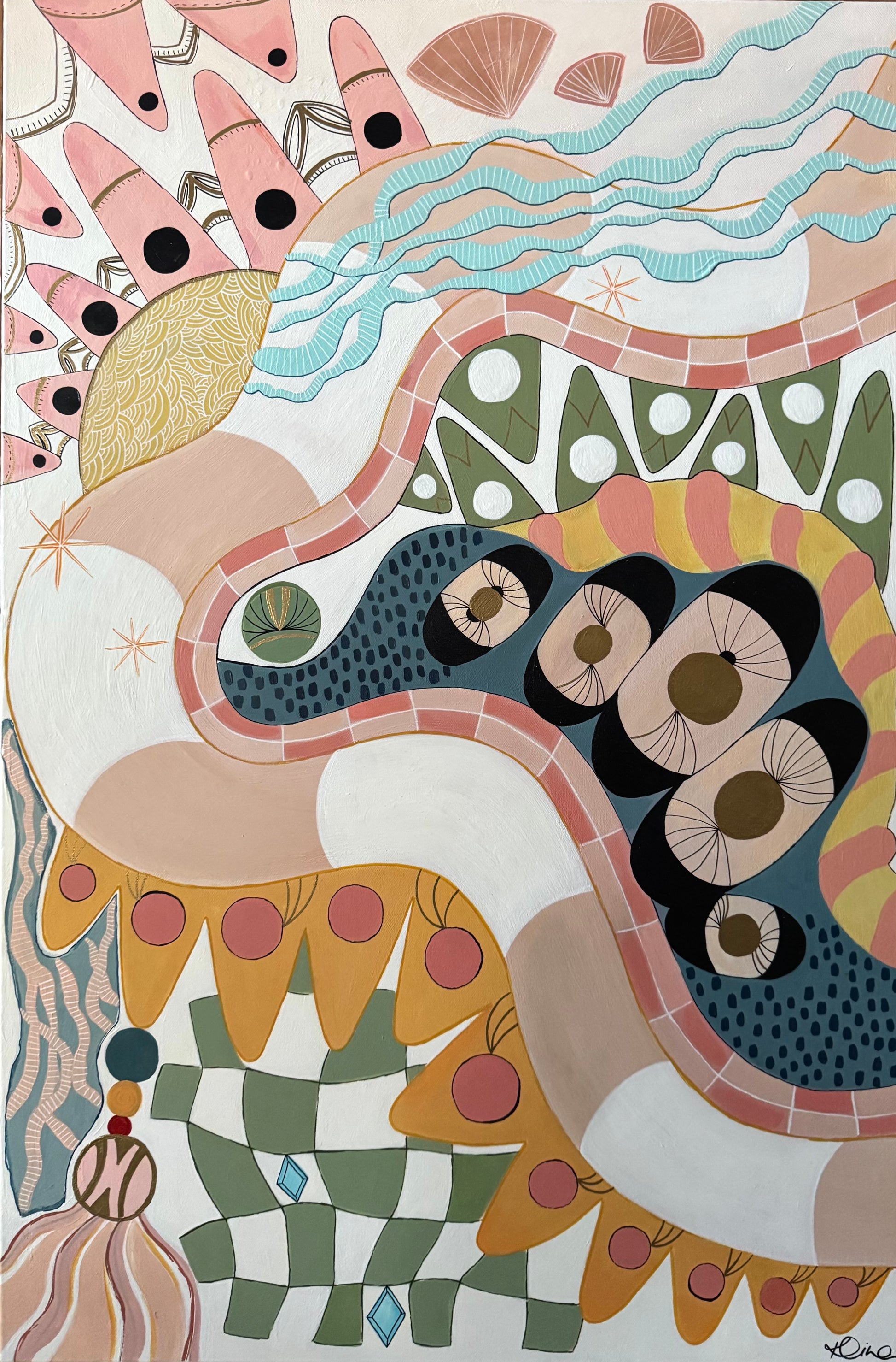 LIQUID JAZZ Original Artwork