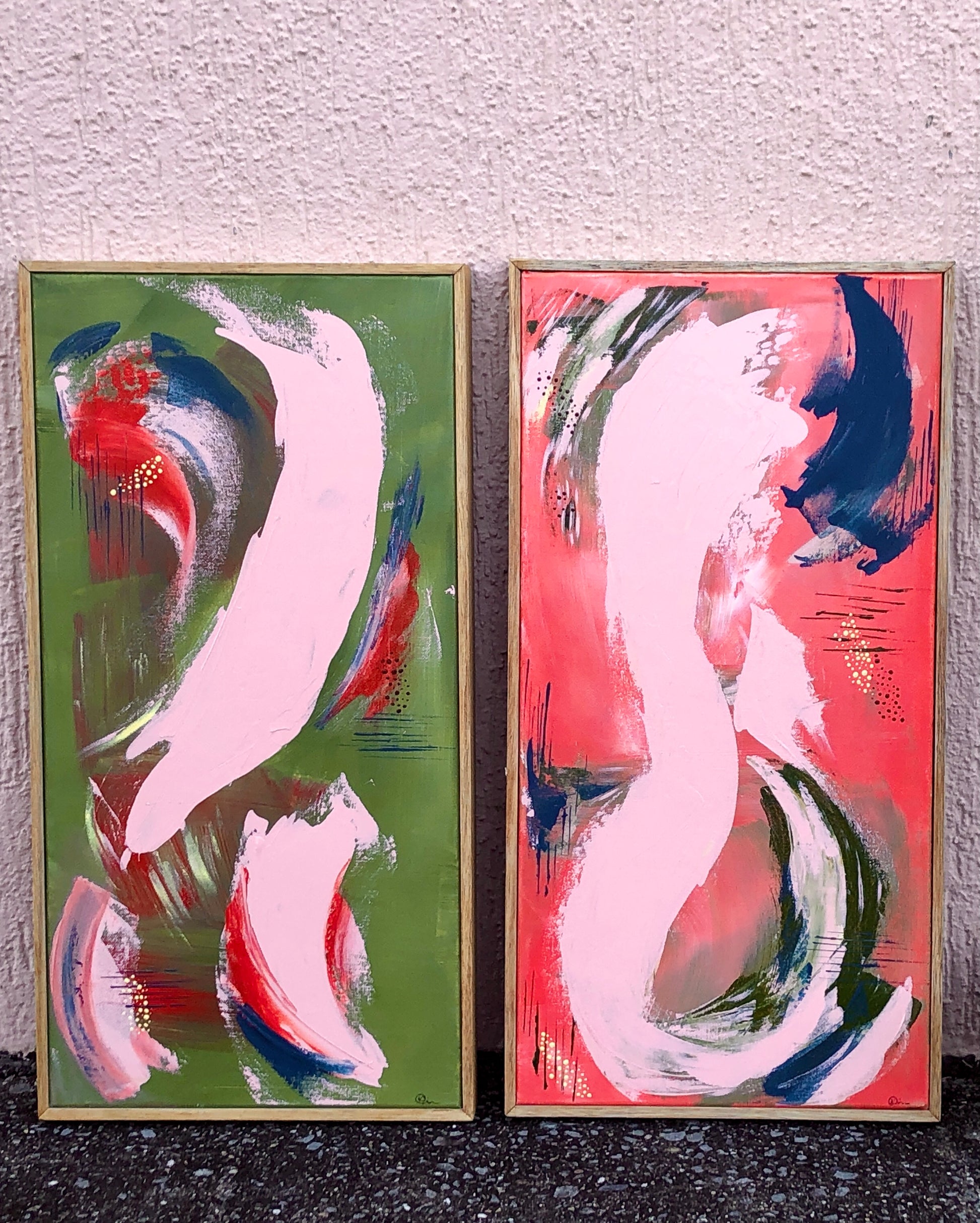 OLIVERA & SALMON POP Original Artworks