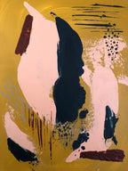 Sundance, acrylic on canvas, set of three original paintings