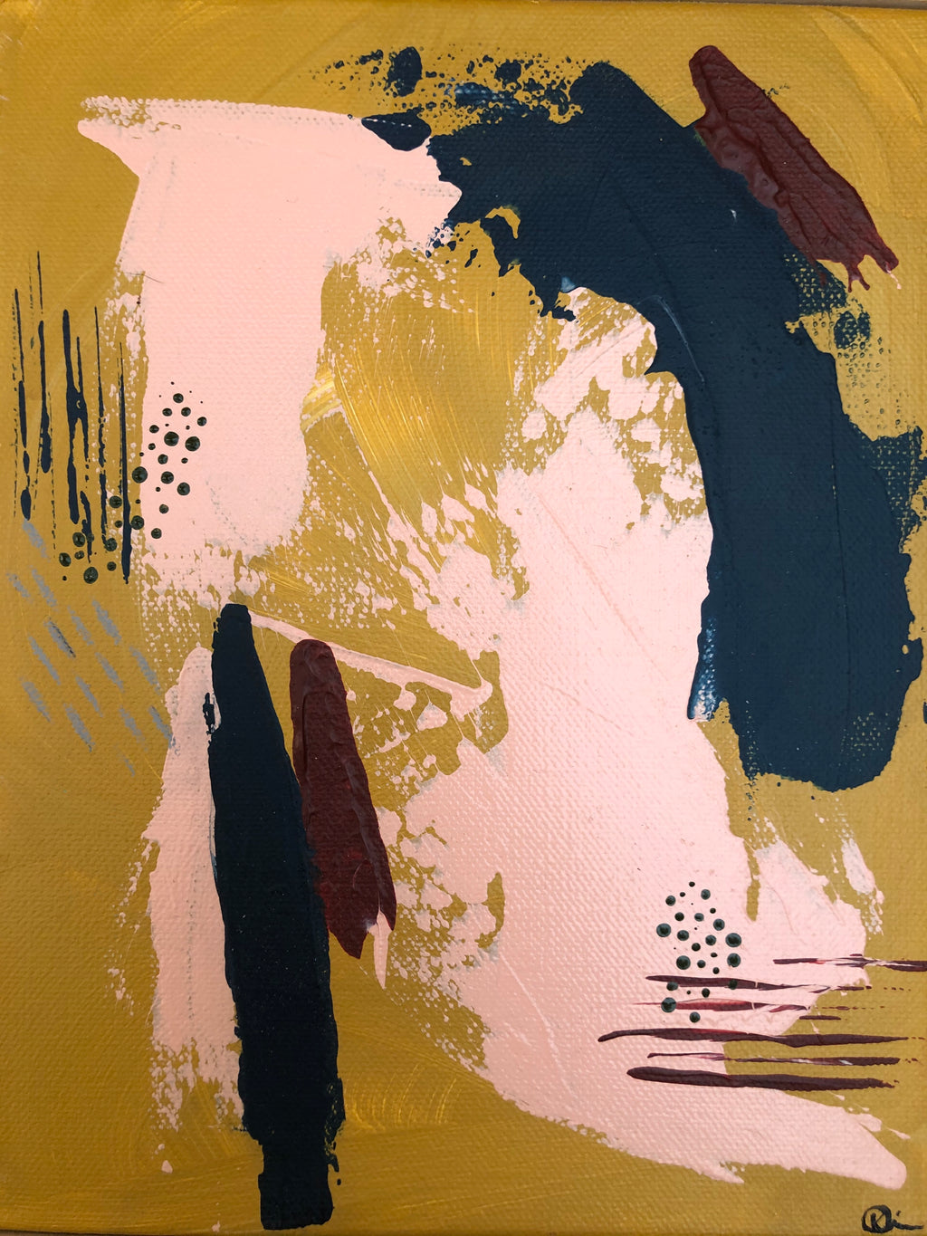Sundance, acrylic on canvas, set of three original paintings