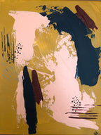 Sundance, acrylic on canvas, set of three original paintings