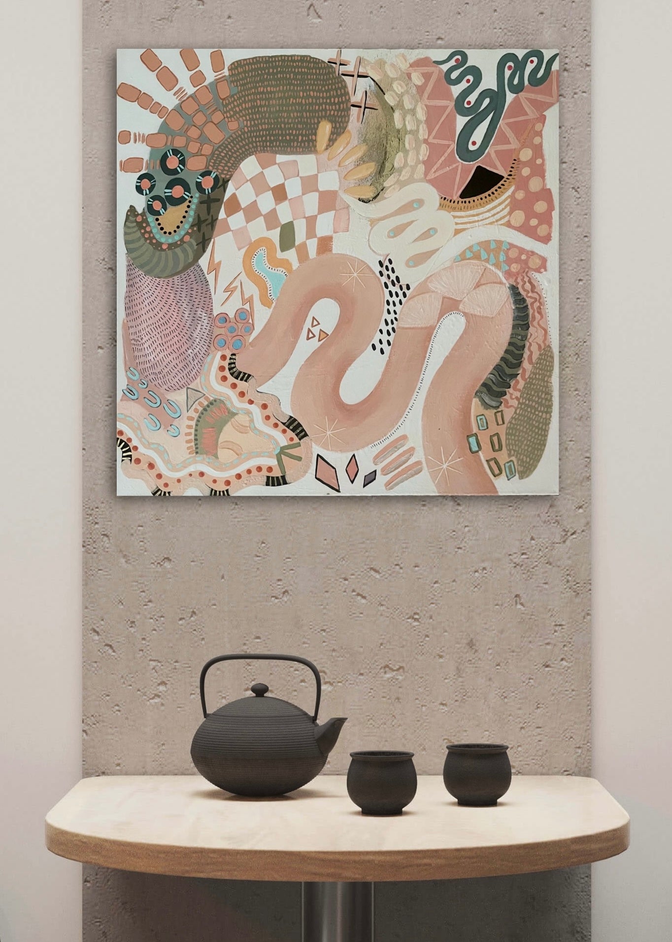 SNAKES N' DISCO Original Artwork